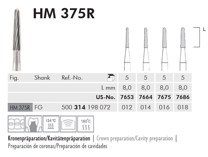 Vídia finirozó turbinába HM375R314014