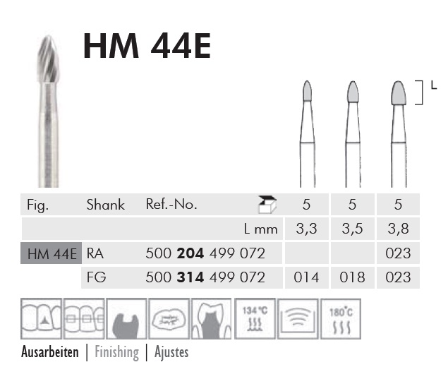 Vídia finirozó könyökbe HM44E204023