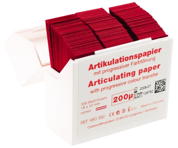 Artikulációs Papír 200 µ 300db piros