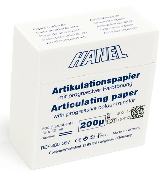 Artikulációs Papír 200 µ 300db kék