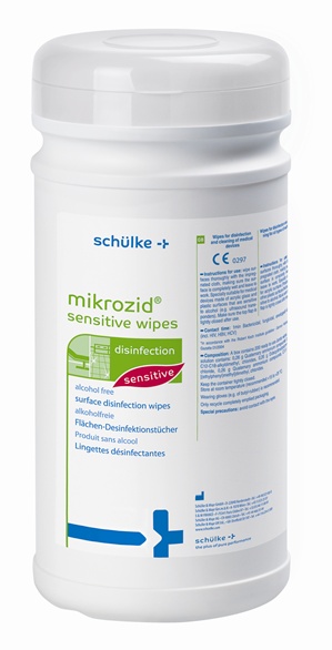 Mikrozid Sensitive Des. doboz+kendő 200db