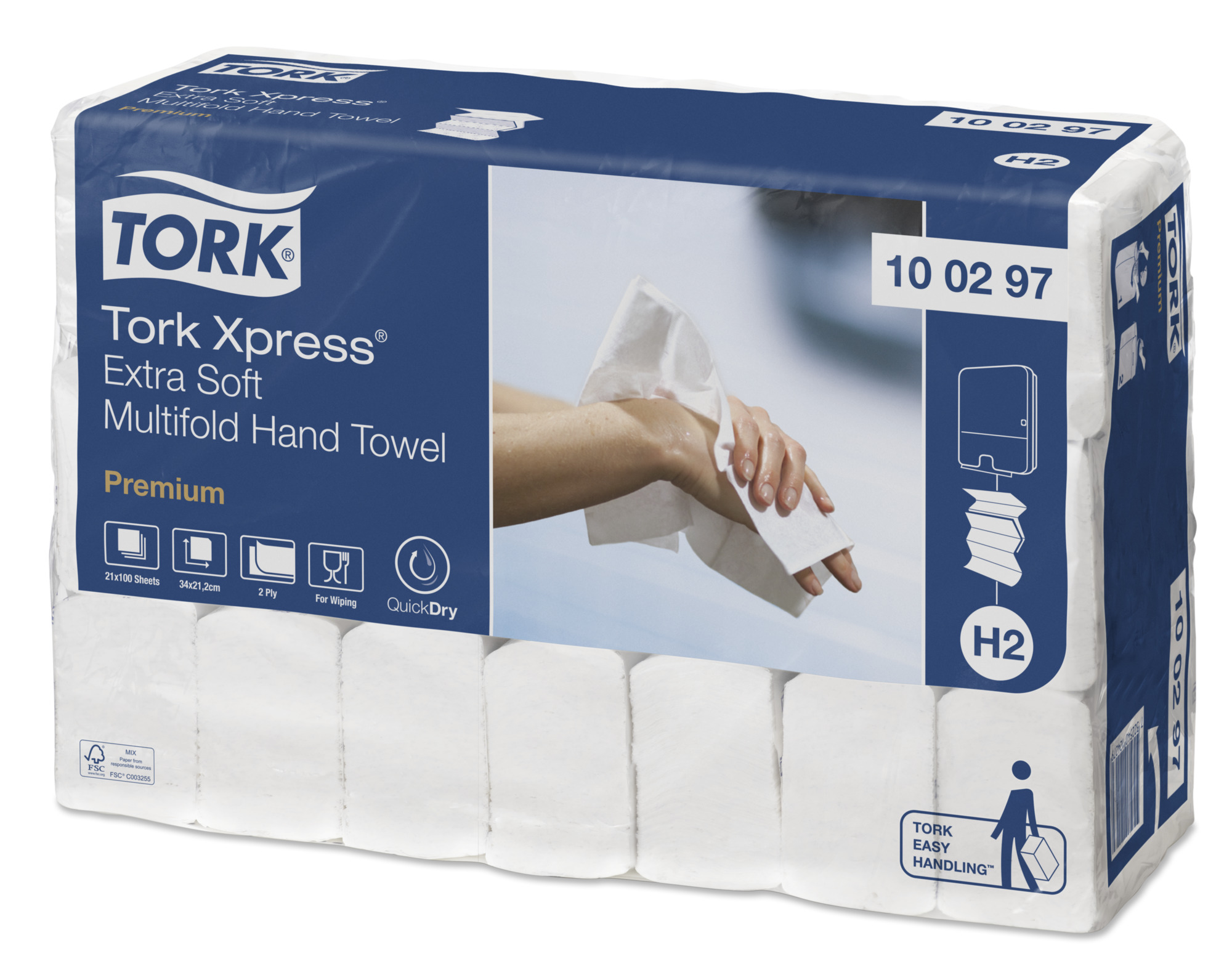 Tork Premium Interfold, E.soft, E.fehér (H2)