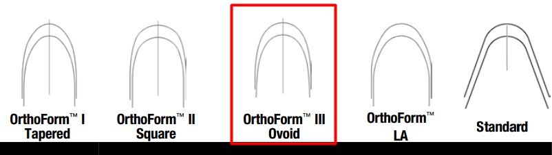 Nitinol CL OFIII Ovoid U 016X016