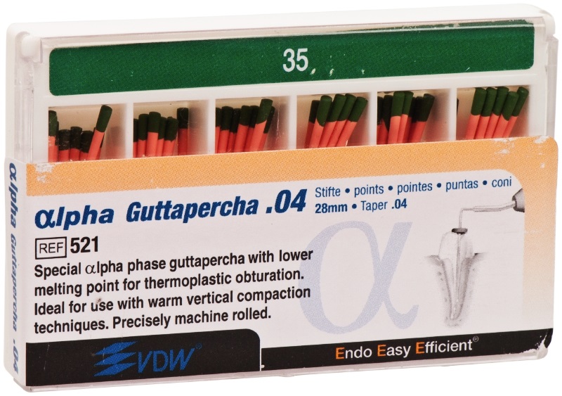 Alpha-Guttapercha csúcs 4% 035