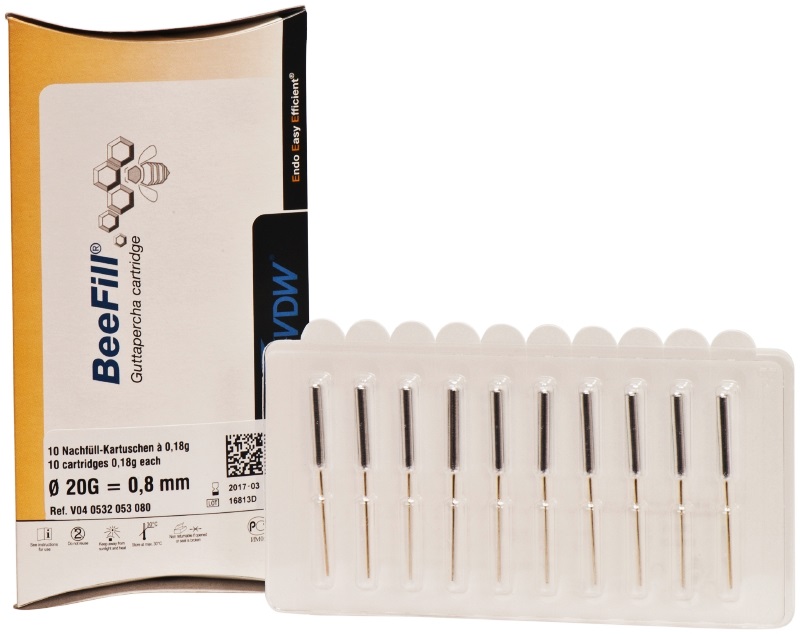 10 BEEFILL CARTRIDGES 20 G=0,8 MM