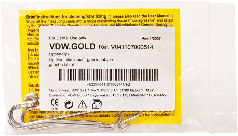 VDW Gold Lipclips/ ajakkampó 5db-os