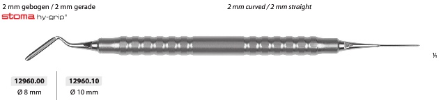 Periotom műszer, egyenes, 8mm