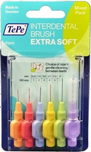 TePe IDB Extra soft Starting kit, 6 féle méret/csomag, 6 db