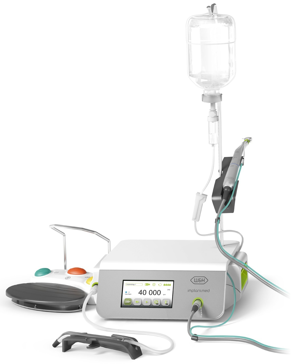 Implantmed SI-1023 alapkészülék, kábeles lábkapcsoló, fényes motor