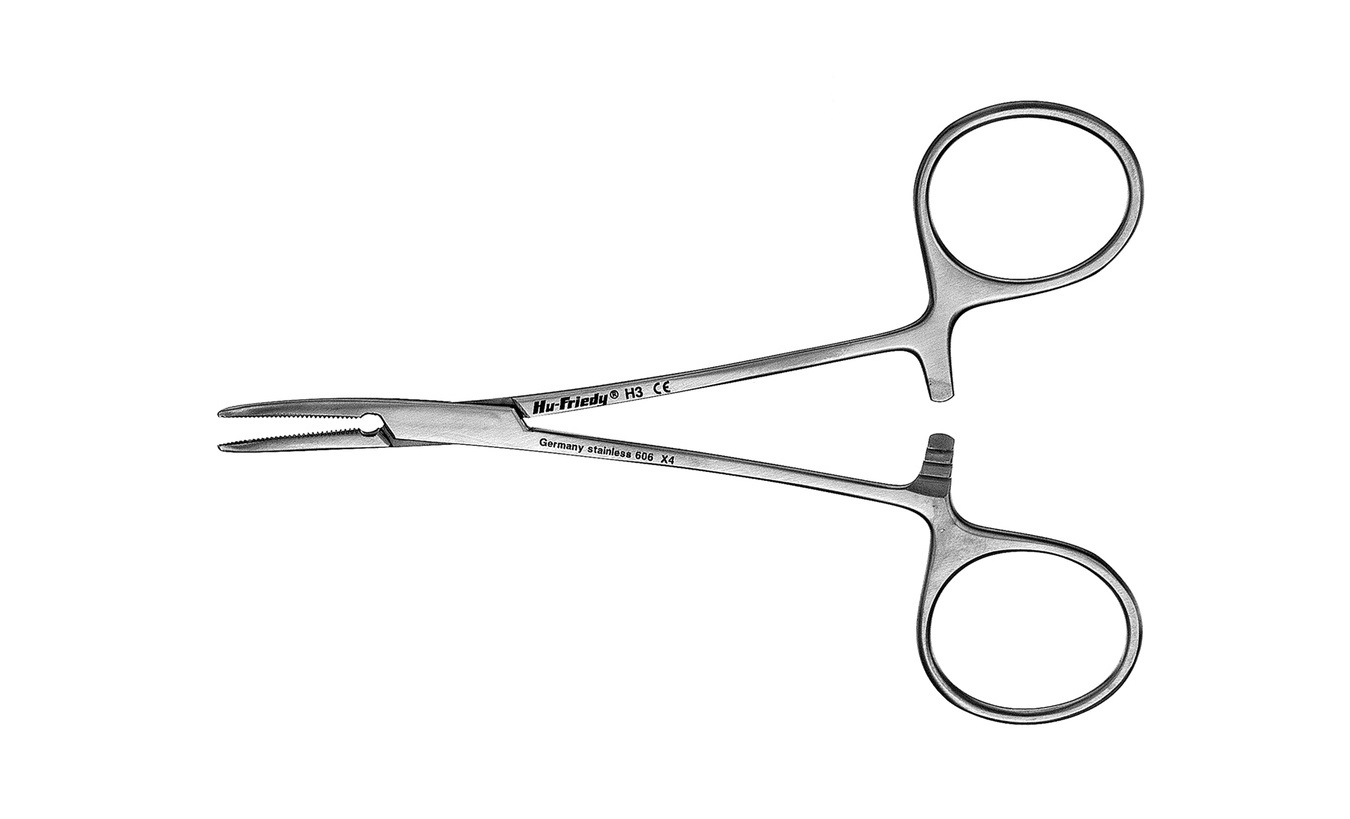 Hemostat Halsted-Mosquito #3 curved, 12cm
