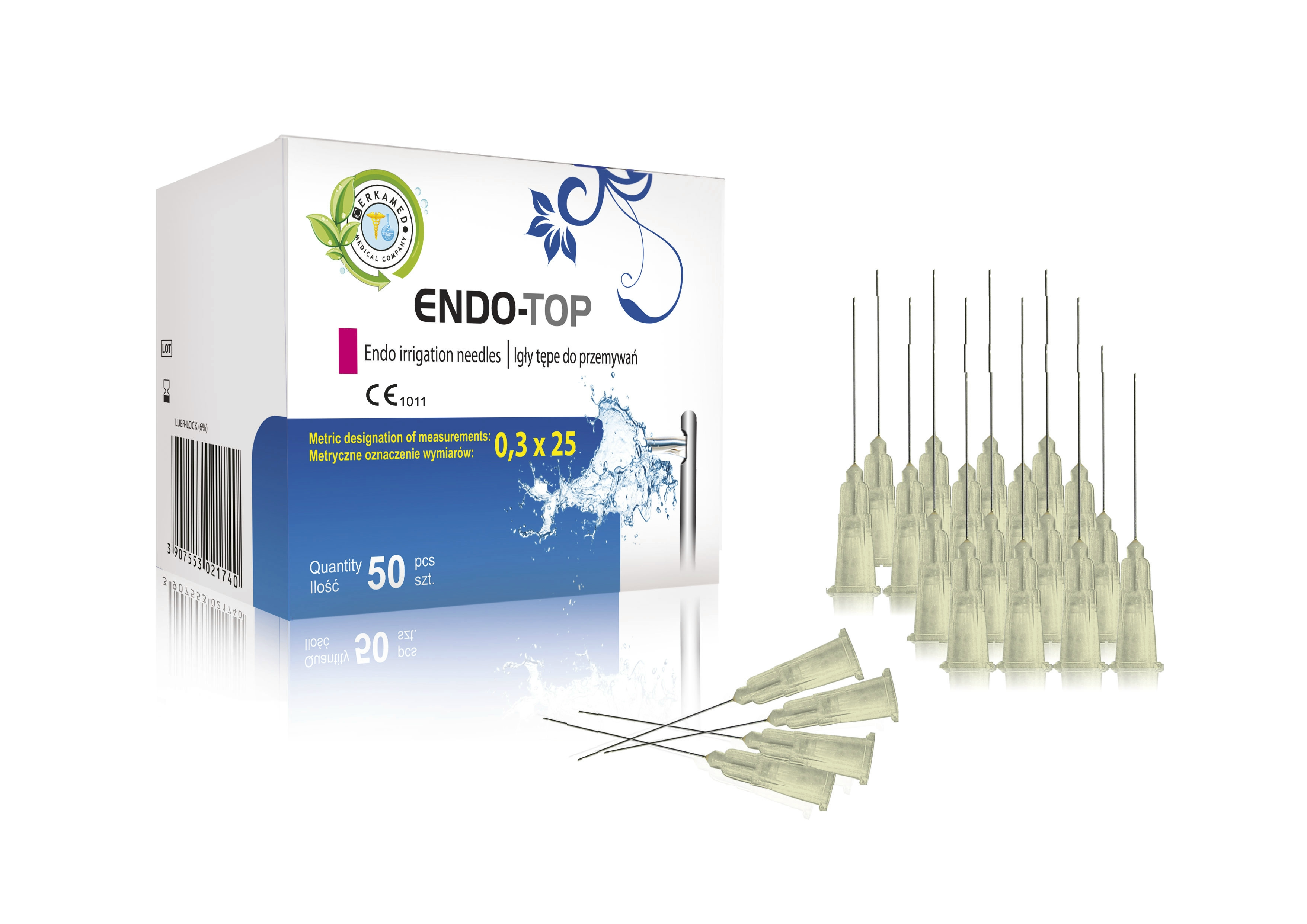 Endo-Top endodonciás irrigációs tűk 100db-os