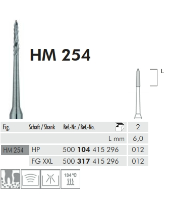 Sebészeti fúró HM254317012