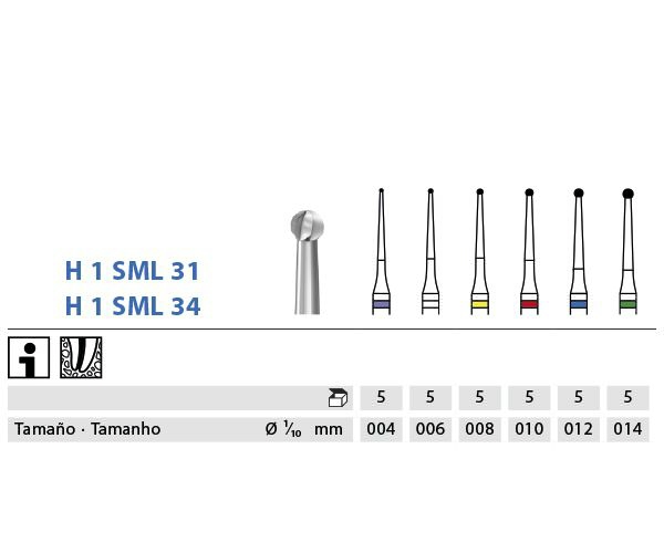 H1SML.31205.012 Pulpakamra fúró (5db)