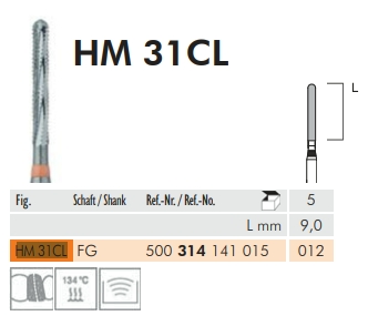 Koronafelvágó HM31CL314012, 5db