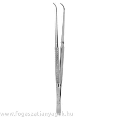 Parodontális csipesz 175mm 1X2 hajlított végű