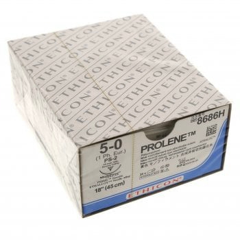 Prolene 5/0 45cm PS-2 prime (36db)