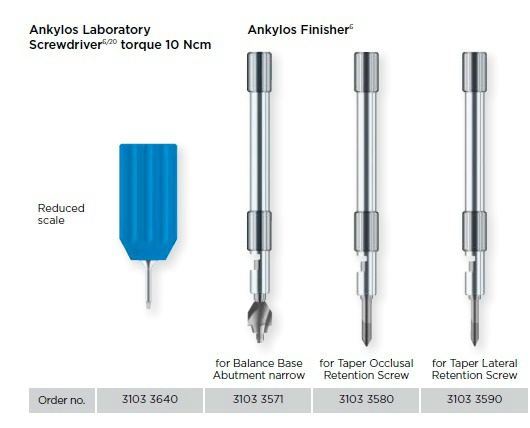 Ankylos Finisher for Balance Base Abutment narrow