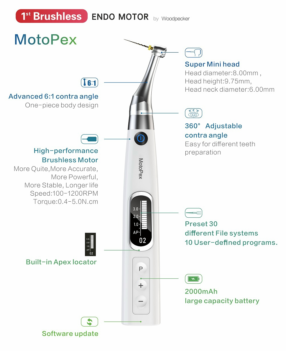 MOTOPEX Endo motor apex lokátorral