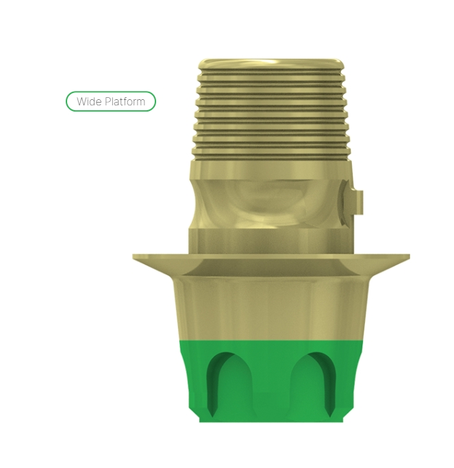 Coni. con. Ti Base h. 4mm anti rotation, WP