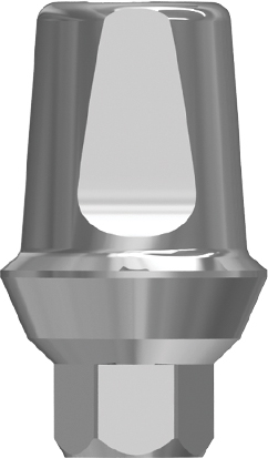 Anatomic 1mm transgingival abutment, h. 4mm NP