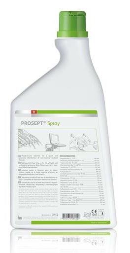 Prosept Spray felületfertőtlenítő, citrom illatú, 1liter