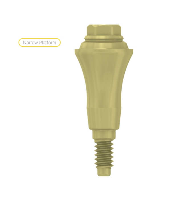 Multi unit abutment, h. 5mm, coni. con., NP