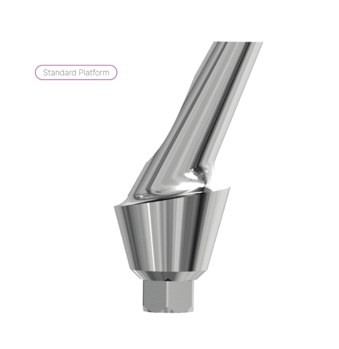 Esthetic 25 angulated abutment internal hex. 3mm