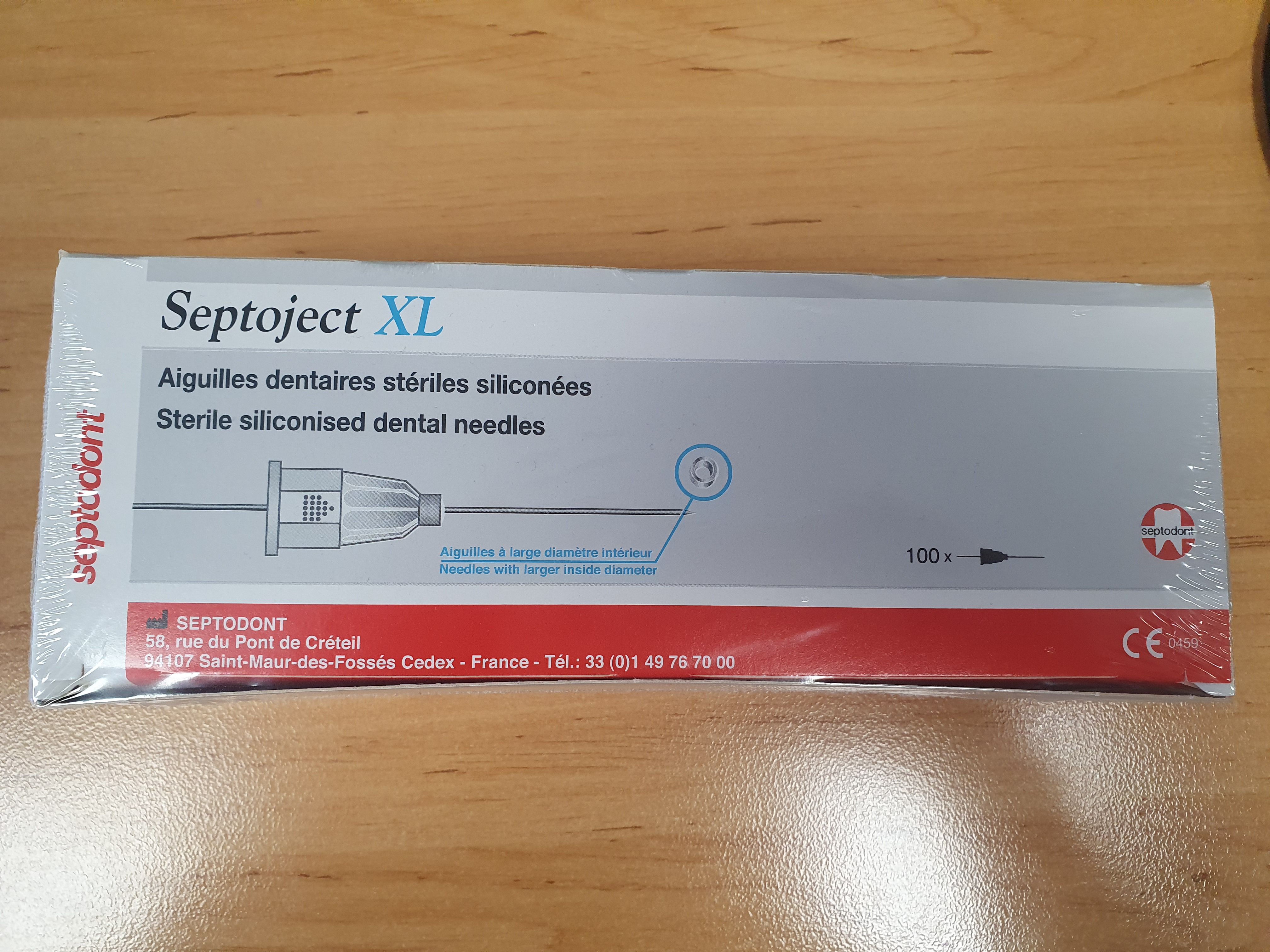 Septoject carp. inj.tű XL, 0,4x25 mm (27G), 100db