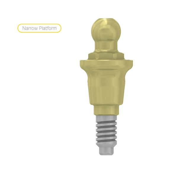 Ball attachment anchor 2mm coni. con., NP