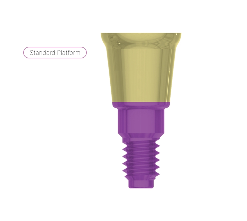 CONNECT abutment, H=2mm, 4mm, coni. con., SP