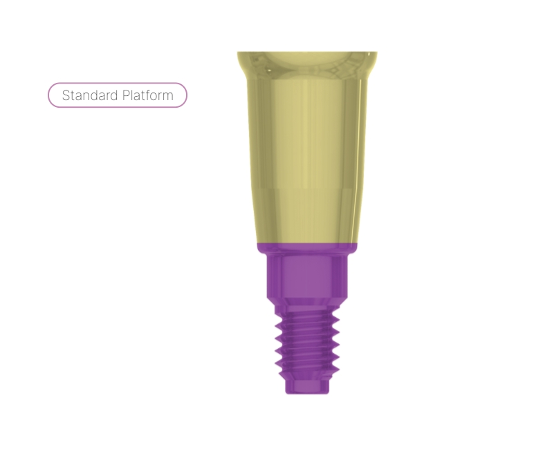 CONNECT abutment, H=4mm, 4mm, coni. con., SP