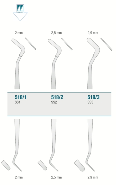Heidemann spatula 2mm