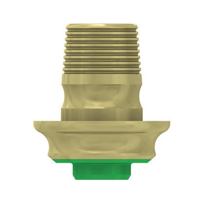 Ti Base, free rotation, H1.5, C4, concave, int. hex., WP