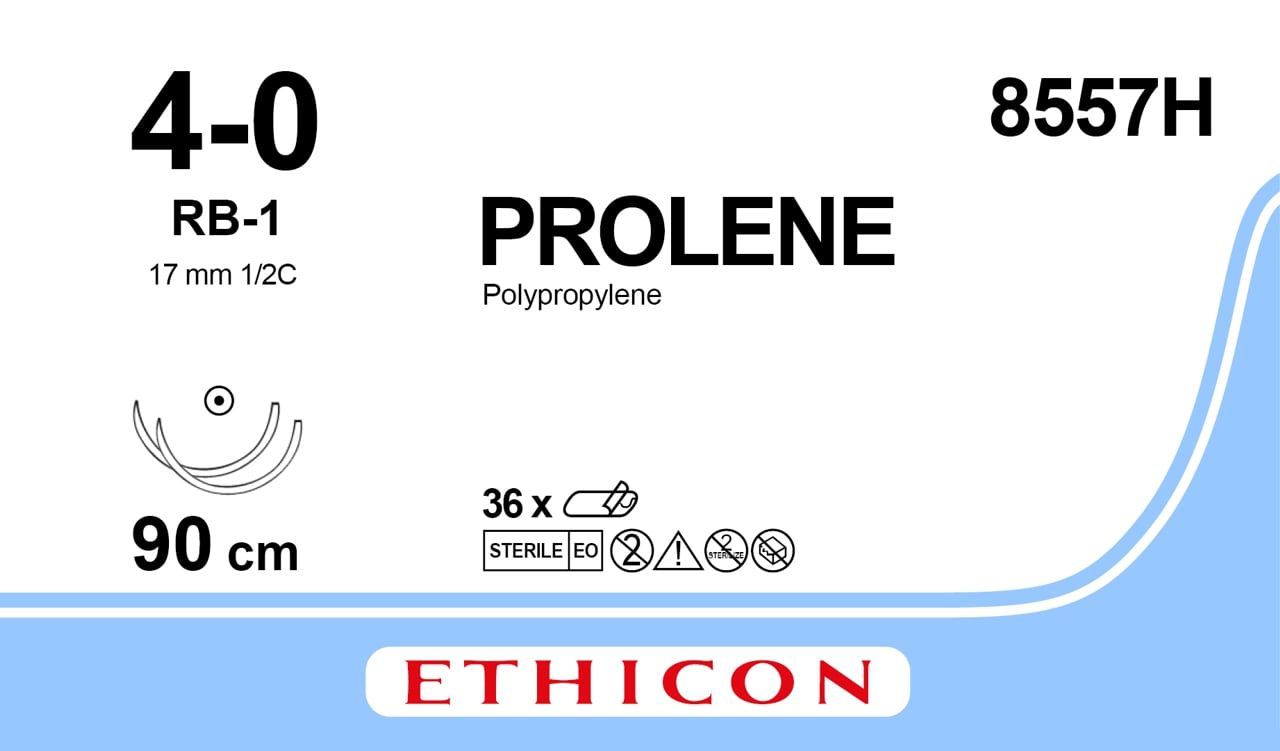 PROLENE BLU90CM M1.5 USP4/0DBLE ARM RB-1 (36db)