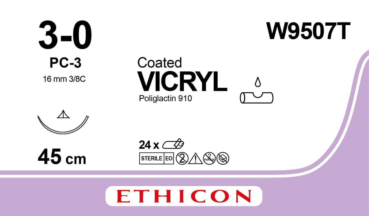 C.Vicryl 3/0 45cm USP3-0S/A (24 db)