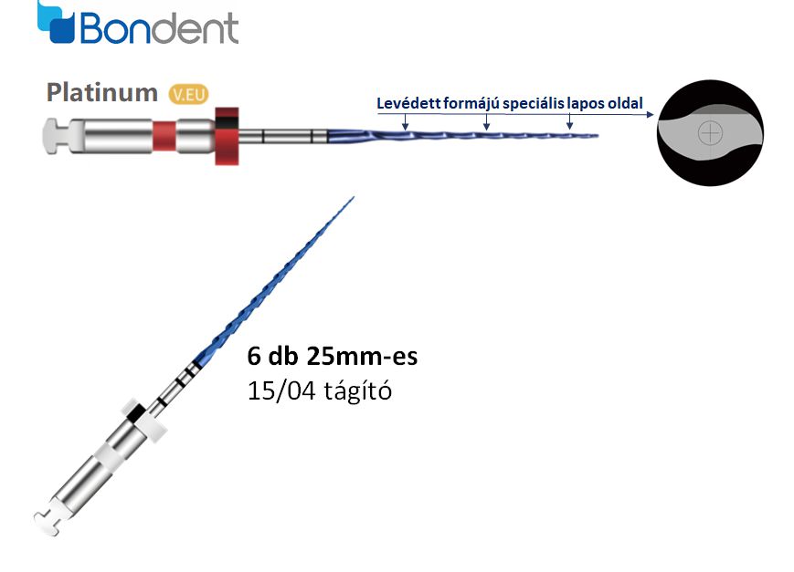 Platinum(Root Canal Files)V.EU #15/04 6db 25mm