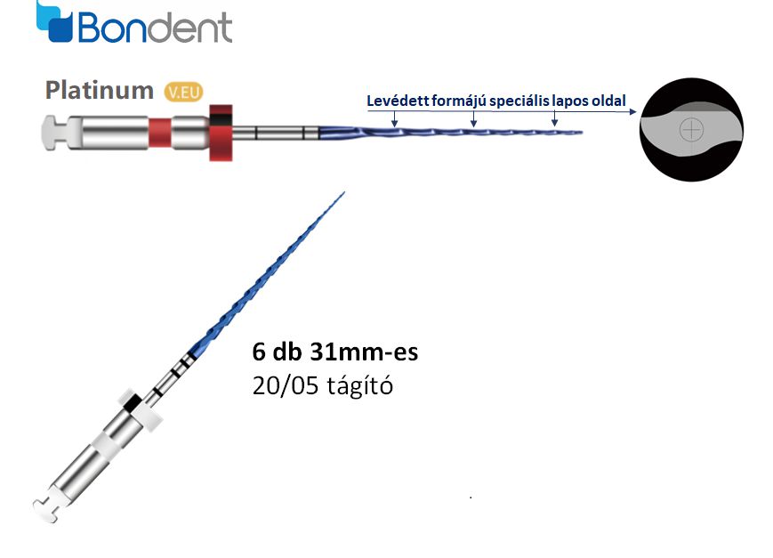 Platinum(Root Canal Files)V.EU #20/05 6db 31mm