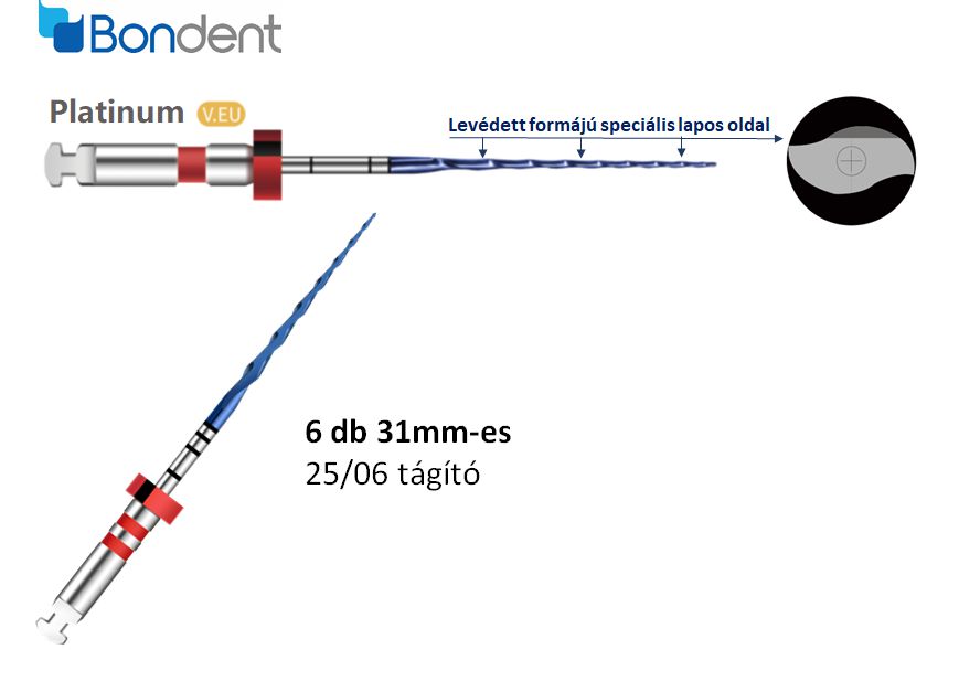 Platinum(Root Canal Files)V.EU #25/06 6db 31mm