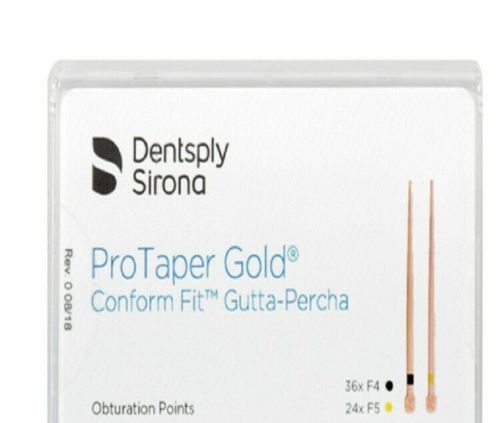 PROTAPER GOLD CONFORM FIT GUTTA-PERCHA F4; F5