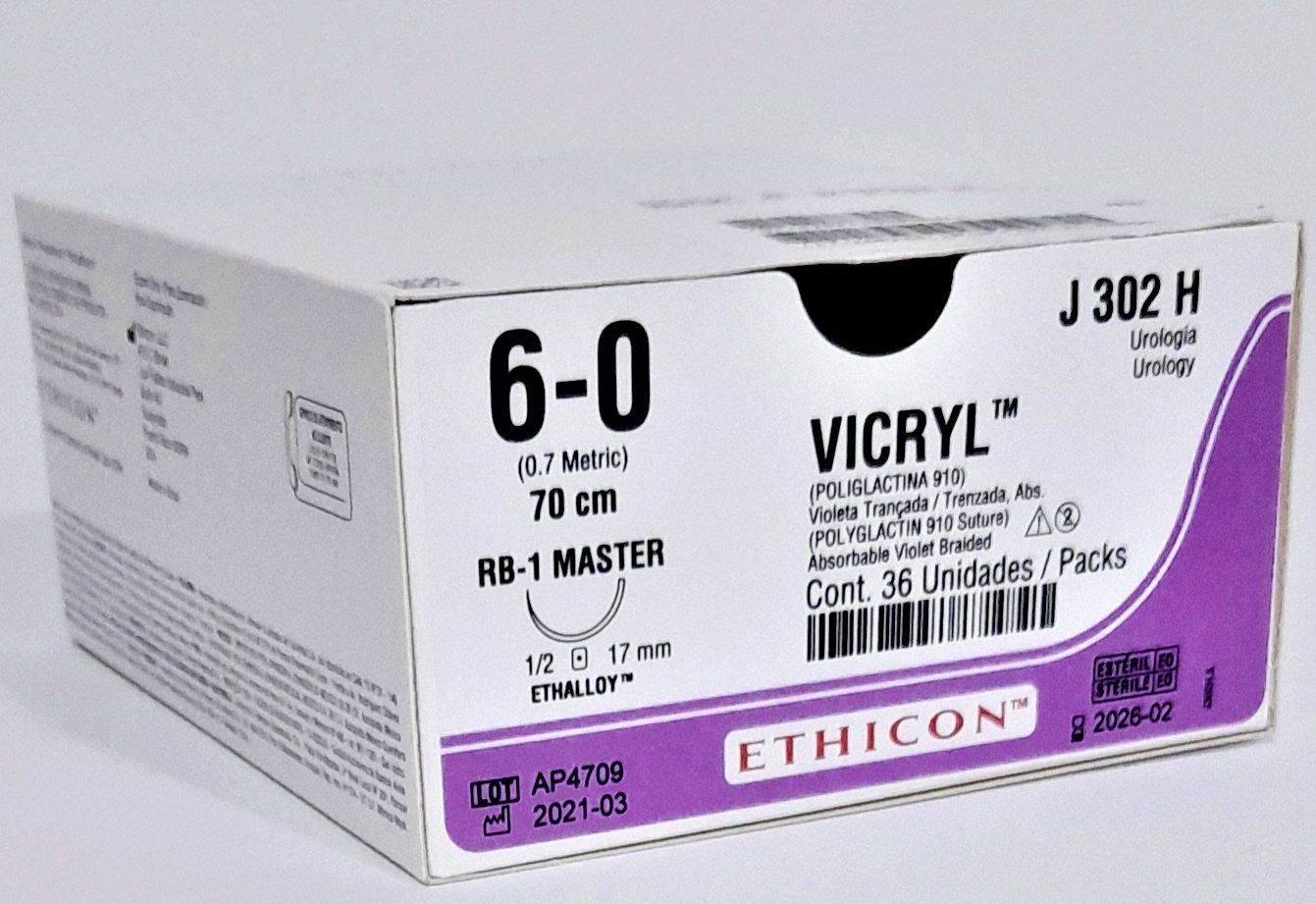 C.Vicryl 6/0 70cm 1/2 RB-1 17mm (36db)