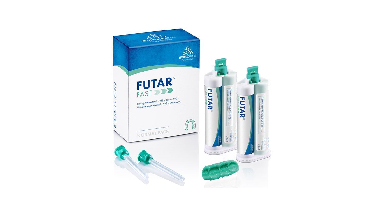 Futar Fast Normal pack 2 x 50 ml, 6 mixing tips