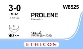 Prolene 3/0 90 cm kék 1/2 RBx2 31mm (12darab)