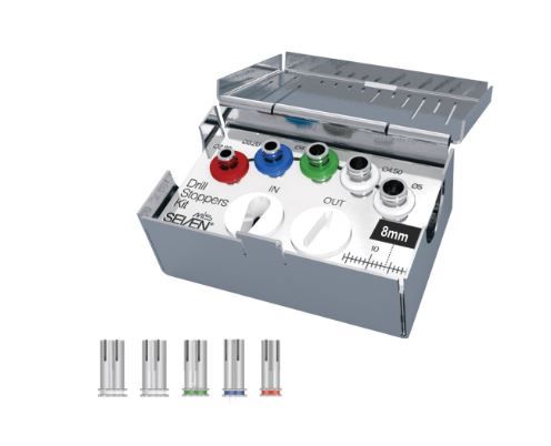 Drill stopper kit for 8mm length SEVEN implant procedure