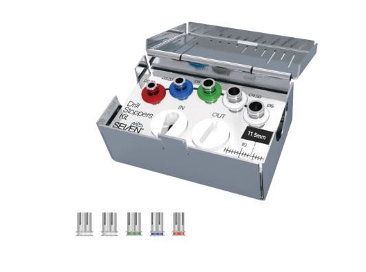 Drill stopper kit for 11.5mm length SEVEN implant procedure