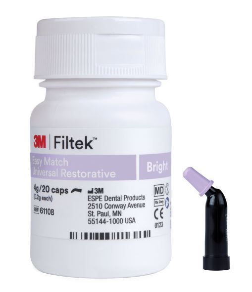 3M Filtek Easy Match univerzális restaurációs kapszulás utántöltő 20 x 0,2 g, Bright