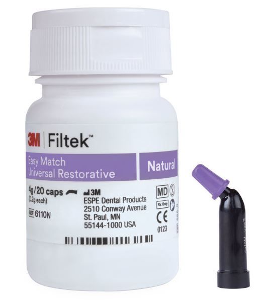 3M Filtek Easy Match univerzális restaurációs kapszulás utántöltő 20 x 0,2 g, Natural