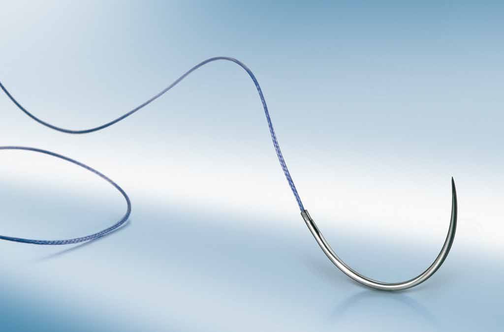 NOVOSYN VIOLET 4/0(1,5)45CM DSMP19 (MRCP – sebészeti varrófonal tűvel, USP 4/0, metrikus 1 (4db)